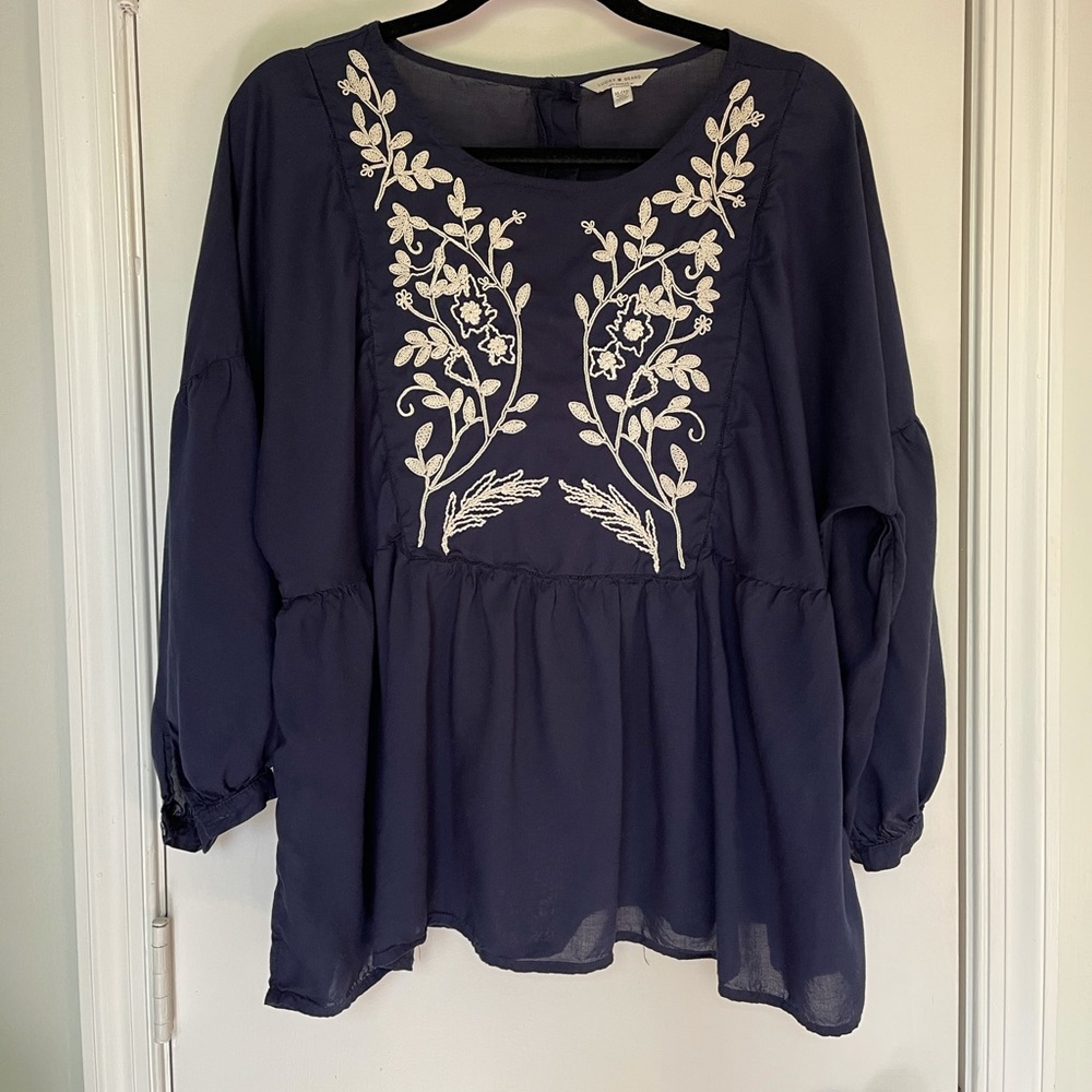 Lucky Brand Peplum Top